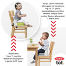 OXO Tot Perch Booster Seat with Straps, Gray by TinyTreasures Baby Boutique