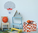 HIYAGON Rectangular Basketball Basket Kids Gift Basket Baby Toy Storage Bin Organizer Box Room Decor(Basketball) by TinyTreasures Baby Boutique