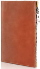 Genuine Leather Travel Passport Wallet, Slim RFID Blocking Holder for Secure Travel and Document Organization (Brown) by TinyTreasures Baby Boutique