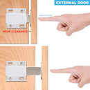 10 Pack Magnetic Push Latch Catch Push to Open Latch Pressure Touch Release Cabinet Catch for Doors Drawers Release Latch Kitchen Drawer Push Catch Pop Out Latch (White) by TinyTreasures Baby Boutique