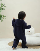 Newborn Baby Fleece Jumpsuit Girls Boys Winter Hooded Coverall Romper Cute Baby Snowsuit Clothes by TinyTreasures Baby Boutique