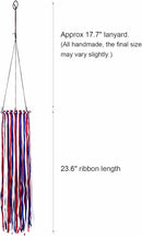 Satin Ribbon Windsock Streamer, Outdoor Decorations for Your Patio, Garden, Yard, Dock and Camper, 41-Inch, WS41-LBH by GreenHaven Gardens