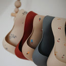 mushie Silicone Baby Bib | Adjustable Fit Waterproof Bibs (Tradewinds) by TinyTreasures Baby Boutique