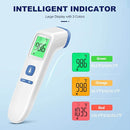 Thermometer for Adults and Kids, Digital Forehead Thermometer with Fever Alarm, Silent Mode & 35-Set Memory, Object 2 in 1 Mode by TinyTreasures Baby Boutique