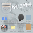 Acrylic Kalimba Thumb Piano,YUNDIE Portable 17 Keys Mbira Crystal Finger Piano, Musical Instruments Birthday Gift for Kid Adult Beginners Professional(Clear) (17 Keys) by TinyTreasures Baby Boutique