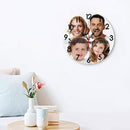 Generic Custom Wall Clock Personalized Picture Hanging Time Clocks Customize Gifts for Kitchen Bathroom Home Wedding Friend Family Lover, 12x12Inch by TinyTreasures Baby Boutique