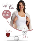 Momcozy Breast Pump Hands Free M5, Wearable Breast Pump of Baby Mouth Double-Sealed Flange with 3 Modes & 9 Levels, Electric Breast Pump Portable - 24mm, 2 Pack Cozy Red by TinyTreasures Baby Boutique