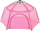 Alvantor Pop Up Playpen- 7'x7'x44”Baby Playpens Large Kids Play Tent Portable and Foldable Playpen Indoor/Outdoor Play Yard with Protective Mesh, UV SPF 50+ Sunshade, and Soft Foam Floor, Pink by TinyTreasures Baby Boutique