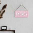 Pink Room Decor Spiritual Decoration Meditation Room Decoration Inspirational Spa Positive Affirmations Wall Decor Wood Plaque Sign Hanging Door Sign Home Office Yoga Room by CozyNest Decor