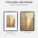 Homeforia A4 Picture Frame Black, High End Metal 8.3 x 11.7 Frames for Wall, A4 Photo Frame with Mat for A5 inch Print, 8.25 by 11.75 Black Poster Frames, 8.3x11.7 Frame with Glass, Wall Kit, Set of 1 by CozyNest Decor