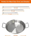 BBQ Vertical Skewer Pan Gyro Spit Stand for oven, Al Pastor Shawarma Skewer for Grill, El Pastor Hack for Tacos Al Pastor Chicken, Brazilian, Stainless Steel, with 8",10" and 12" stick by GreenHaven Gardens