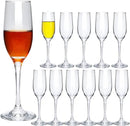 6 oz Champagne Flutes Glass, Wine Flutes Set of 12, for Champagne, Wine, High-End Banquets, Parties, Bars, Weddings, Gifts (12pcs) by CozyNest Decor