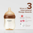 Thyseed PPSU Natural Anti-Colic Baby Bottles | Newborn Breast Like Nursing Bottle for Breastfed Babies with Nipple(3-7 Months),8oz,1pack by TinyTreasures Baby Boutique