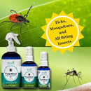 3 Moms Organics TickWise | DEET- Free, Tick and Insect Repellent | Plant Based Essential Oils and All Natural Ingredients | Safe for Kids, Adults, Dogs and HorsesTrio 8oz,4oz,2oz by TinyTreasures Baby Boutique