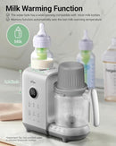 Bear Baby Food Maker with Two Layer Steam Baskets, Multifunction Baby Food Processor Steamer Puree Blender, Baby Food Mill with Bottle Warming Sterili-zing Auto Cleaning Function, BPA-Free, White by TinyTreasures Baby Boutique