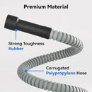 Solimeta Universal Dishwasher Installation Kit – 6ft Stainless Steel Inlet Hose + 6ft Drain Hose with Power Cord & Accessories by CozyNest Decor