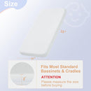 NeoBorn Baby Bassinet Mattress Pad, 33" x 19" Dual Sided Comfort Gel Memory Foam Mattress with Removable Breathable Soft Tencel Cover Fit for Jimglo/ANGELBLISS 3 in 1/BabyBond/Cowiewie Baby Bassinet by TinyTreasures Baby Boutique