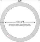 16FT/15FT/14FT/12FT/10FT Trampoline Safety Pad Replacement, Round Trampoline Spring Protection Cover, Fits 16FT/15FT/14FT/12FT/10FT Frames, Water-Resistant Trampoline Accessories by TinyTreasures Baby Boutique