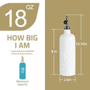 Sweejar 18 Oz Oil Dispenser for Kitchen with Gravity Spout, Ceramic Olive Oil Dispenser Bottle, Relief Opaque Vinegar Container for Evoo, Vinegar, Soy Sauce, Pack of 1(Fogbule, Gold Spout) by CozyNest Decor