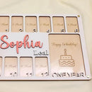 Personalized My First Year Photo Frame | Hello World To Birthday 12 Months Picture Frame For Baby First Year | Displays Two 4x6 Photo and Twelve 2x3 Pictures | Birthday Party Memory Keepsake by TinyTreasures Baby Boutique