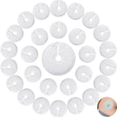 Tondiamo 28 Packs Soft g Tube Pads Holder Abdominal Feeding g Tube Button Cotton Pads Covers for Nursing Care(White) by TinyTreasures Baby Boutique
