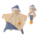 Organic Cotton Stuffed Animal Rattle Baby Toys, Plush Polar Bear Cuddle Cloth and Hand Grip Ring Rattles Plush Toy Set for Newborns Infant Boys Girls, 2 PCS by TinyTreasures Baby Boutique