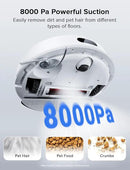roborock Q7 L5 Robot Vacuum and Mop Combo, 8,000Pa Suction, Upgraded from Q5 Pro, Dual Anti-Tangle System, LiDAR Navigation, No-Go Zones, Self-Charging Robotic Vacuum Cleaner, White by CozyNest Decor