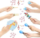 Kids Musical Instruments Toys Set: Baby Music Toys Montessori Percussion for Toddlers - Preschool Educational Musical Toys Set for Boys and Girls with Storage Bag (Blue) by TinyTreasures Baby Boutique