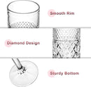Champagne Flutes Set of 6, 7oz Square Champagne Glasses, Lead-Free Crystal Champagne Flute Glass, Unique Gift for Birthday, Wedding, Anniversary by CozyNest Decor