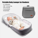 Baby Lounger - Baby Lounger Pillow for Newborn, 0-18 Months, Foldable Infant Lounger Soft Breathable for Home and Travel by TinyTreasures Baby Boutique