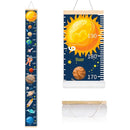 Baby Growth Chart for Wall - Outer Space Height Chart for Kids Nursery Decor Wall Hanging Measurement Ruler Toddlers Kids Room Decor Birthday Christmas Gifts for Boys and Girls 79"X7.9" (Planets) by TinyTreasures Baby Boutique