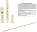 Soprano Recorder Baroque style German style C Key 8 Holes Soprano Recorder for Beginners Kids students(German, ivory white) by TinyTreasures Baby Boutique