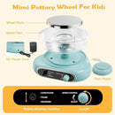 Pottery Wheel for Kids: Complete Pottery Painting Kit for Beginners - Adjustable Speed & Detachable Turntable - Pottery Tools and Art Supplies - Crafts Kits for 6 7 8 9 10 11 12 Year Old Girls & Boys by TinyTreasures Baby Boutique