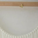 Flber Large Macrame Wall Hanging – Boho Yarn Art Garland with Tassels and Beads, Handmade Rope Decor for Nursery, Party, Wedding, Bedroom, Fireplace Mantel, or Photo Backdrop 57" W x 41" L by CozyNest Decor