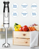 Immersion Blender,700W Handheld with Heavy Copper Motor,Infinitely Variable Speeds Stick Kitchen Blender,Detachable Stainless Steel Smoothie,for Soup Puree Baby Food Juice by TinyTreasures Baby Boutique