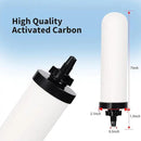 4 PACK 7" Gravity Drinking Water Ceramic Replacement Candle Element Filter with Activated Carbon, 7-Inch Gravity Water Replacement Filter for Basic Gravity Water Filter by CozyNest Decor