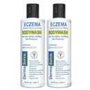 Dermasolve Eczema Relief Body Wash (2 Pack) | Protects, Moisturizes, and Repairs Skin - Kids, Babies & Adults - Steroid Free by TinyTreasures Baby Boutique