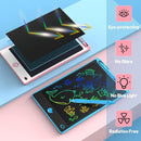 Hockvill LCD Writing Tablet for Kids 8.8 Inch, Toys for Girls Boys Drawing Pad for 3 4 5 6 7 Year Old Kid, Toddler Magnetic Doodle Board Travel Essential Christmas Birthday for Children BluePink by TinyTreasures Baby Boutique