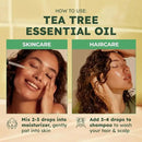 KUKKA essential oils 100% Pure & Natural Tea Tree Oil for Skin, Hair, Toenails, Aromatherapy, & Soap Making Scent (4 fl oz/118 ml) by CozyNest Decor