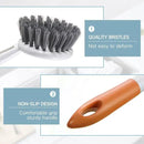 Patelai 12 Pack Kitchen Scrub Dish Brush with Long Handle Dish Scrubber with Stiff Bristles Scrub Brushes for Kitchen Dishes Washing Tools, Pots, Pans and Sink Cleaning (Multicolor) by CozyNest Decor