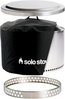Solo Stove Yukon Amazon Exclusive Bundle | Smokeless Fire Pit with Stand, Lid & Shelter | Wood Burning Stainless Steel Campfire Pit with Ash Pan | Ideal for 6+ People | 27in Dia, 19in H, 59lbs by GreenHaven Gardens