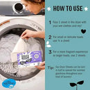 Molly's Suds Fabric Softener Dryer Sheets for Sensitive Skin | Plant-Based Static Reducer, Plastic-Free Packaging | Unscented (120 Sheets) by CozyNest Decor