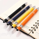 Ballpoint Pen with Stylus Tip, Soft Touch Click Pen, 2 in 1 Metal Pens, Medium Point(Black refills - 20 pcs)… by TinyTreasures Baby Boutique