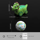 Interactive Dinosaur Toy Car, Electronic Dinosaur Car with Smart Follow Ball and Gesture Control, Rechargeable, Dino Toys for 3 Year Old Boys Girls and Toddlers,Boy Toys Age 3,4,5 and Up by TinyTreasures Baby Boutique