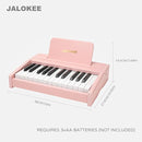 Kids Piano Keyboard, Digital Piano for Kids, Music Educational Instrument Toy, Wood Toy for 3+ Girls and Boys (Pink, 25 Keys) by TinyTreasures Baby Boutique