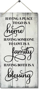 Having Somewhere to Go Decor Sign, Printed Wood Wall Art Sign, Housewarming Gifts, Funny Home Signs Decor, Hanging Wood Sign Home Decorative, Rustic Farmhouse Wood Sign Decor Wall Art 12x6 in