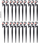 Irrigation Sprinkler, 20Pcs G-Type 360 Degree Sprinkler Nozzle Plants Watering Spray Nozzle Lawn Watering Dripper System by GreenHaven Gardens