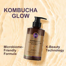 BALANCE YOUR BIOME Kombucha Glass-Skin Moisturizing Body Wash, K-Beauty,Fermented soybean, barley, Pear Juice, Pomegranates,12 Vitamins, Nurishing, Cleansing, 16.9 fl.oz.500ml, No Silicone by TinyTreasures Baby Boutique