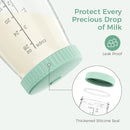 Momcozy Glass Breast Milk Pitcher Lid, Leak Proof with Thickened Silicone Seal, Easy-Open Design with Pressure Release Valve, Dishwasher Safe and Food Grade Caps-1 Pack, Green by TinyTreasures Baby Boutique