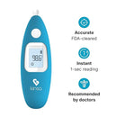 Kinsa Smart Ear Thermometer for Fever - Medical Infrared Termometro - FDA Cleared for Body Temperature Readings for All Ages - Connects to a Smartphone App to Track Symptoms and Get Illness Guidance by TinyTreasures Baby Boutique